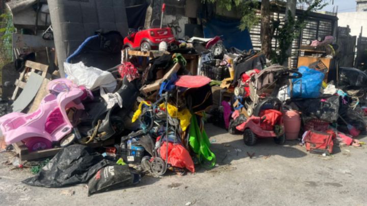 Denuncian exceso de basura por parte de una posesionaria en Vistas del Río, Juárez