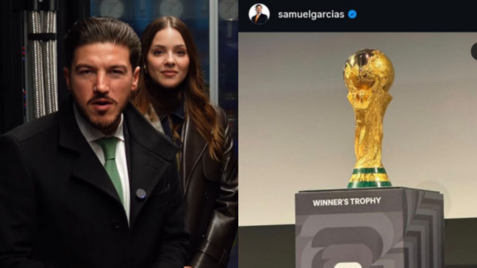 Samuel García y Mariana Rodríguez.