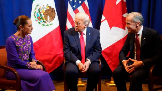 Sheinbaum, Trump y Carney hablan de comercio y migración