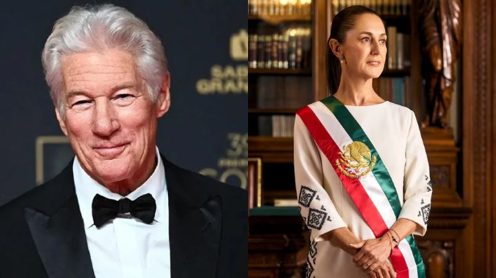 Richard Gere defiende a Claudia Sheinbaum tras ser abucheada en la FIL de Guadalajara