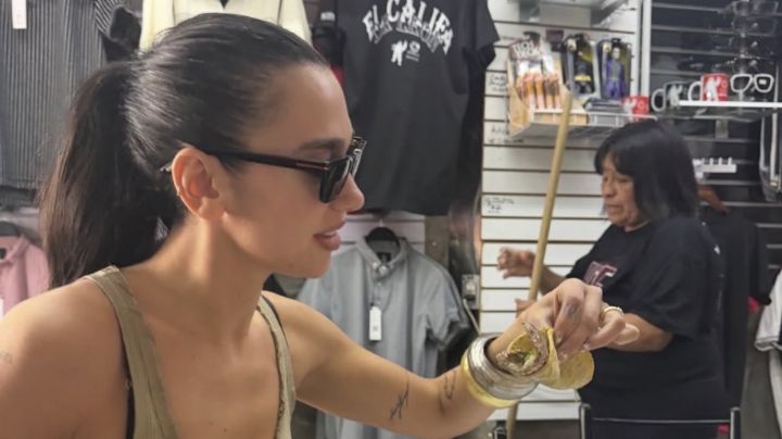 ¡De tour por los tacos! Dua Lipa disfruta de la gastronomía mexicana en CDMX