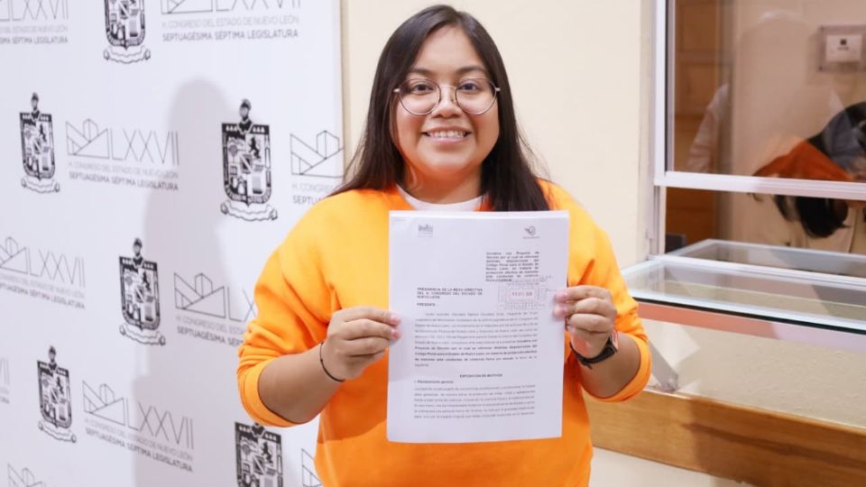 La diputada local  Marisol González presentó la iniciativa.