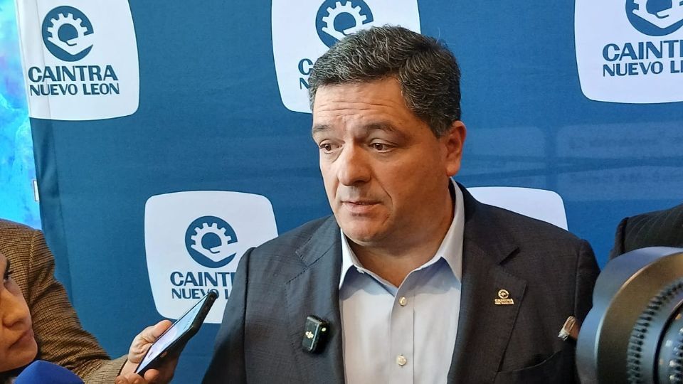 Jorge Santos Reyna, presidente de Caintra Nuevo León.