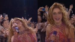 ¿Quién me jaló el cabello? Shakira vivió un incómodo momento con fan en pleno concierto