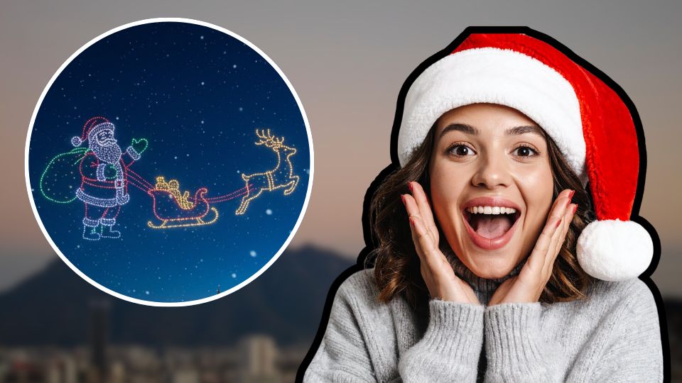 El cielo de Nuevo León se iluminara con un espectáculo navideño.