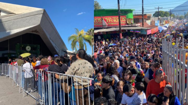 Fieles inundan la Basílica de Guadalupe este domingo 7 de diciembre
