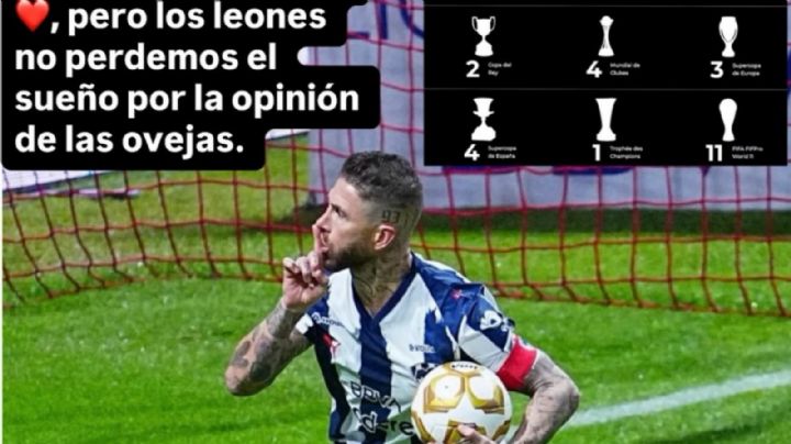 Sergio Ramos responde polémica publicación de Toluca tras la eliminación de Rayados