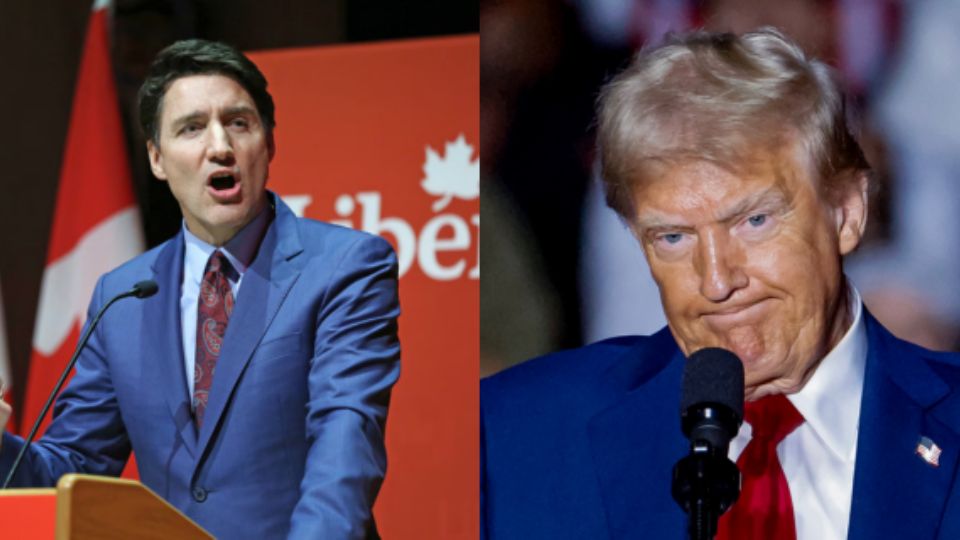 El primer ministro canadiense, Justin Trudeau, anunció este sábado que el Gobierno de Canadá también impondrá aranceles del 25% a los productos de EU, en represalia por la medida de Donald Trump.