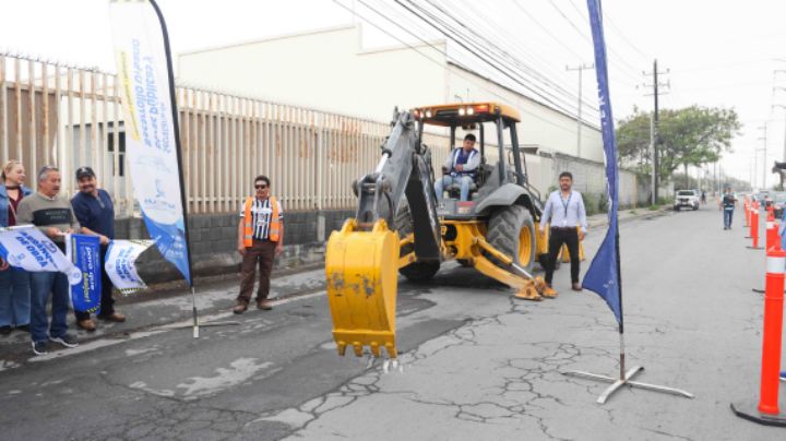 Comienzan a reparar la avenida Antiguo Camino al Mezquital en San Nicolás