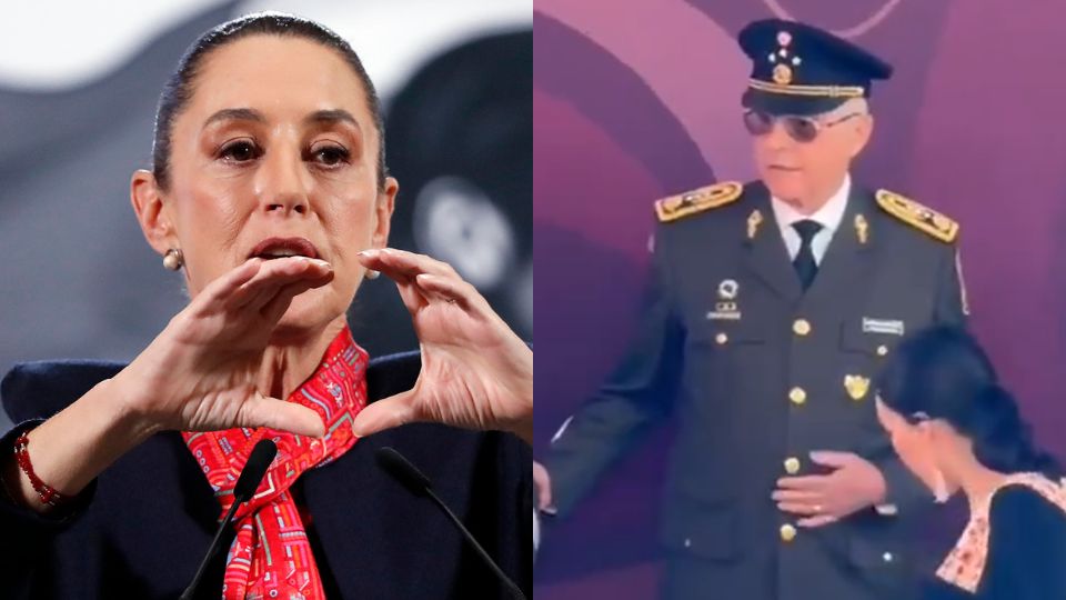Salvador Cienfuegos reaparece en acto oficial del gobierno de Claudia Sheinbaum