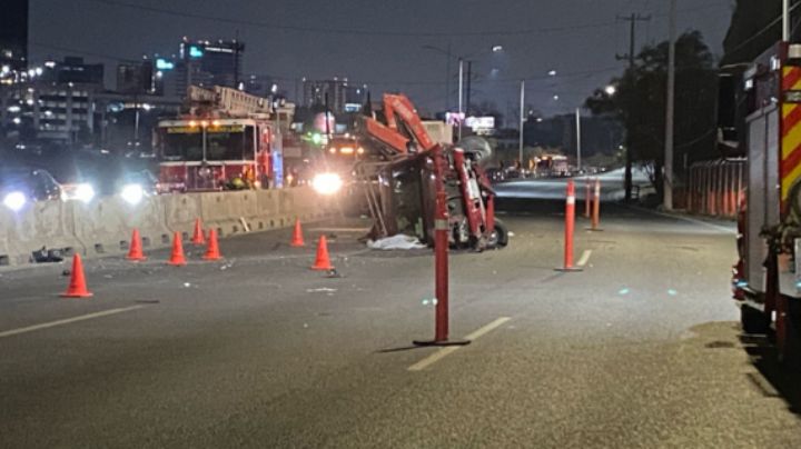 Volcadura en la Av. Morones Prieto deja un muerto y un herido en San Pedro