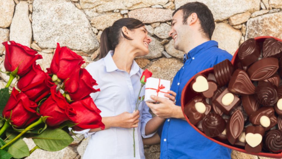 Flores y chocolates, los principales regalos para este San Valentín.