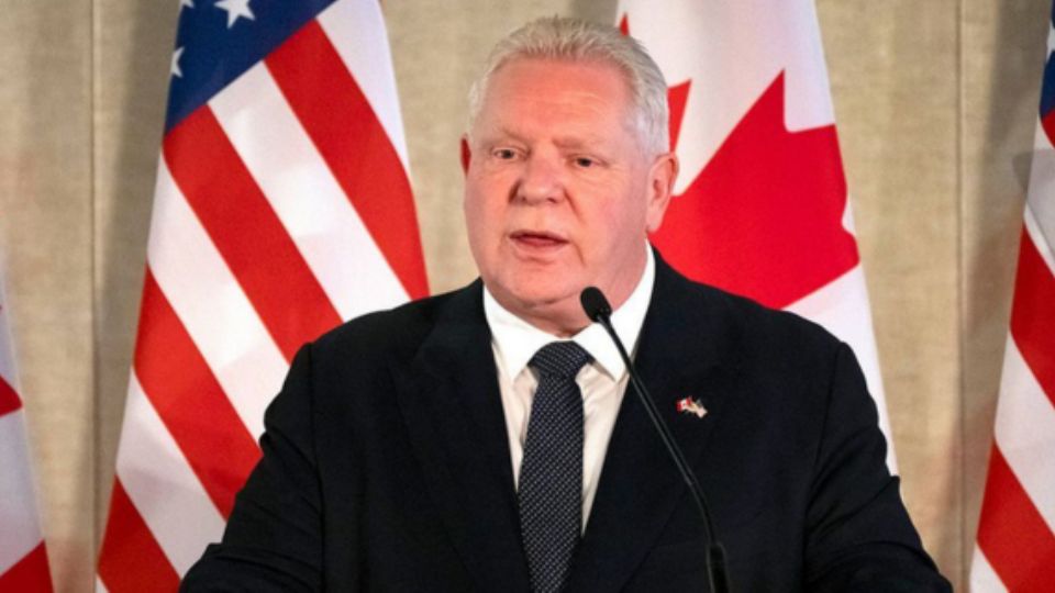 Doug Ford, jefe de Gobierno de la provincia de Ontario.