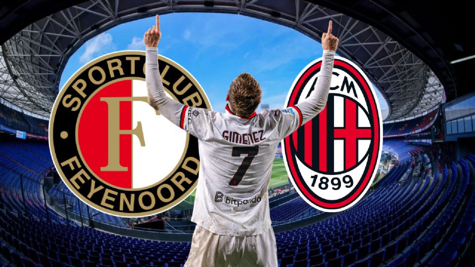 Santiago Giménez jugará ante su ex equipo, Feyenoord, en los playoffs de la Champions League.