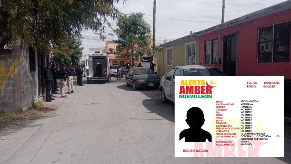 Alerta Amber publicada este día tras el rapto de una bebé