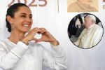 Claudia Sheinbaum desea buena salud al papa Francisco