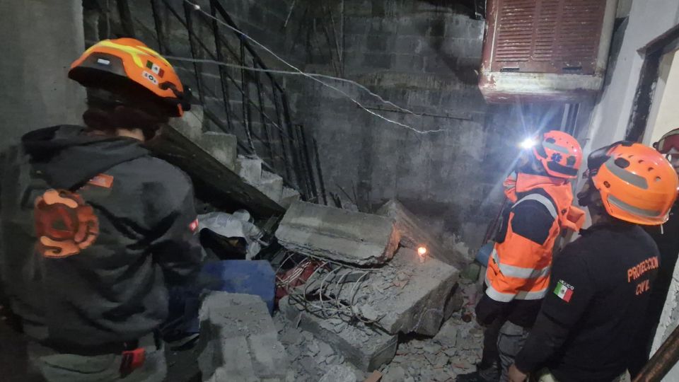 hombre falleció luego de que una escalera de concreto le cayera encima en Guadalupe.