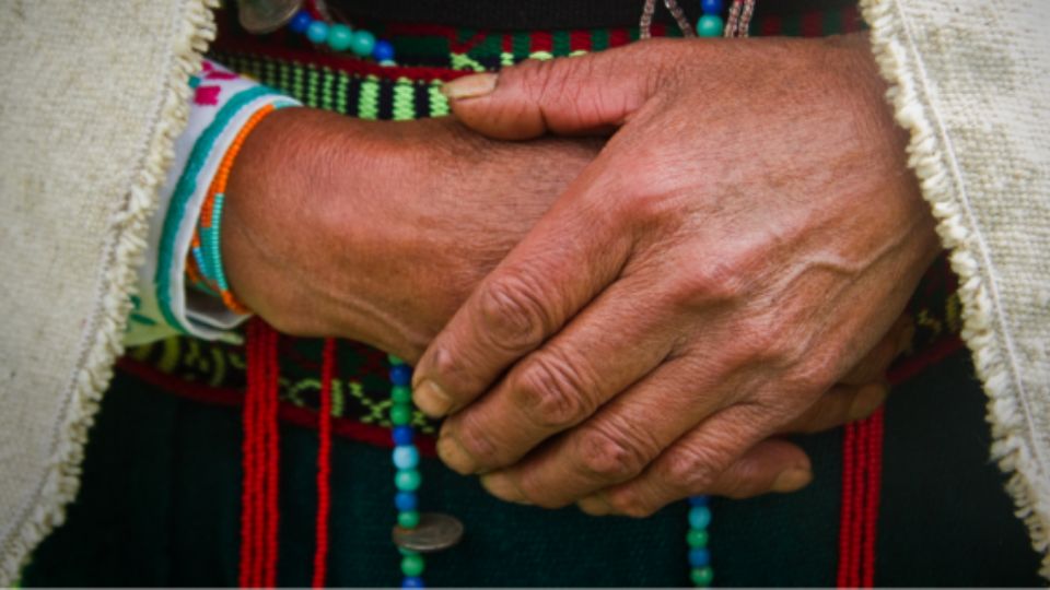 Integrante de una comunidad indígena (representación).