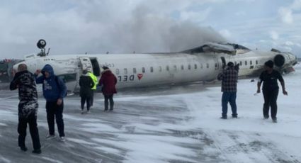 Accidente aéreo de un avión de Delta Airlines deja 18 heridos, 3 en estado crítico