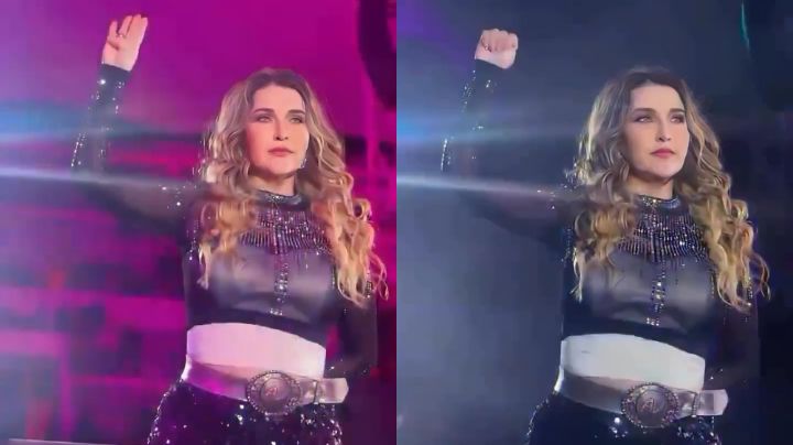 Video: Alicia Villarreal lanza señal de auxilio al terminar su concierto en Michoacán