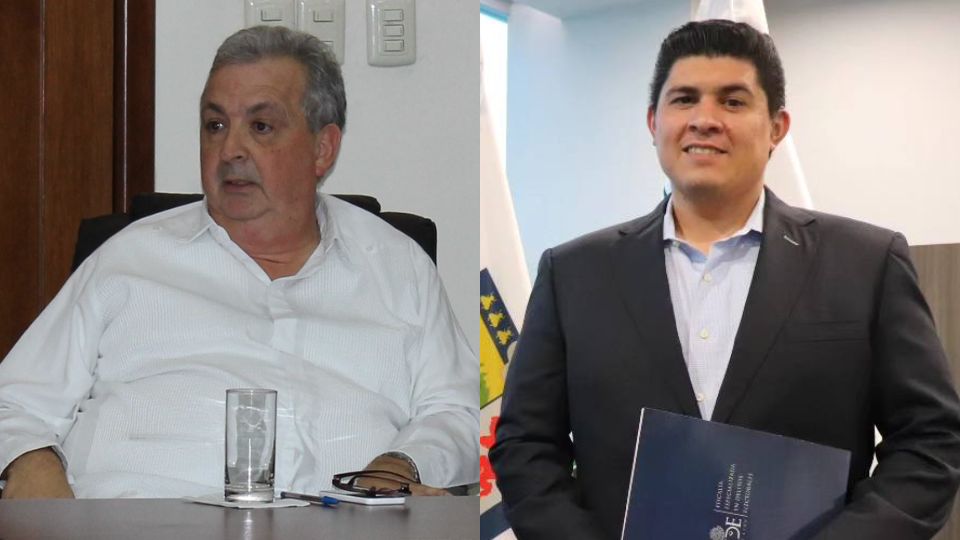 Javier Garza y Garza (izq.) y Javier Solís Ruiz | Facebook / Secretaría de Finanzas y Tesorería General de Nuevo León y FEDE Nuevo León