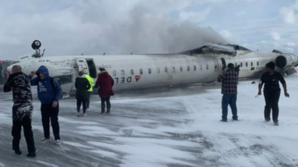 El accidente tuvo lugar en el aeropuerto Pearson de Toronto, en Canadá.