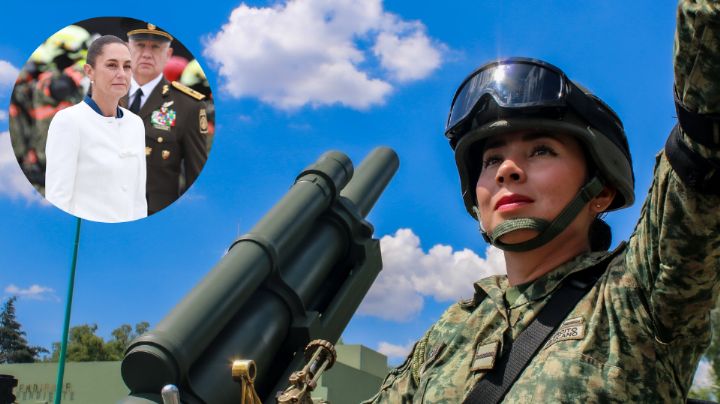 Claudia Sheinbaum anuncia incremento a sueldos de militares