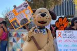 Marchan contra el maltrato animal en Monterrey