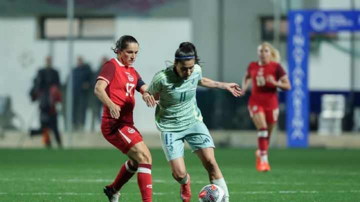 Selección Mexicana Femenil cae 2-0 ante Canadá en la Pinatar Cup 2025 con diez jugadoras