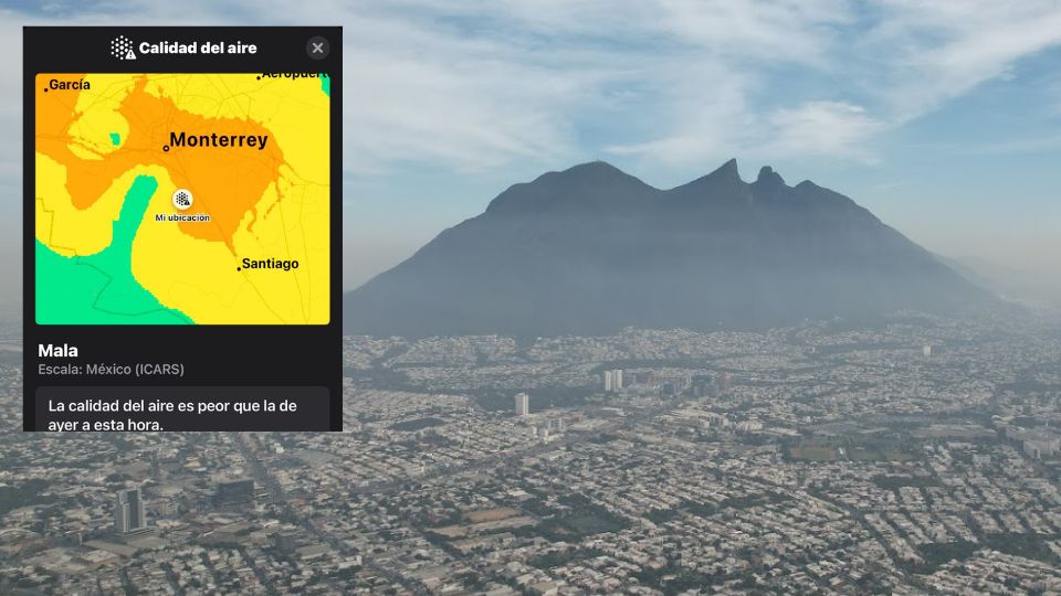 Medio Ambiente rechaza app de Apple para medir la calidad del aire en Monterrey