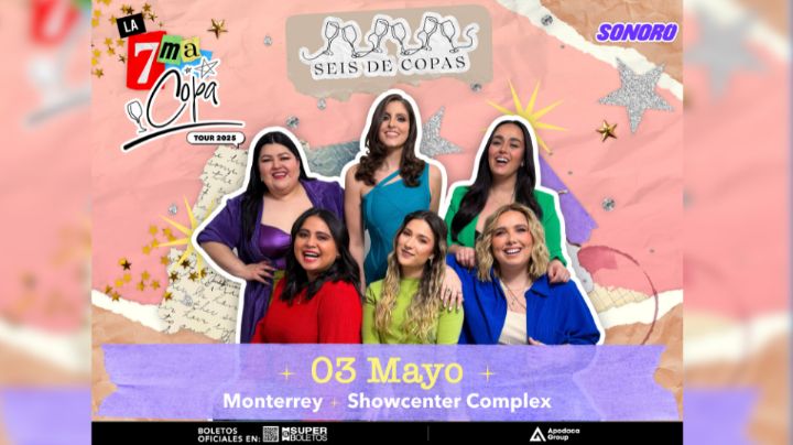 Las 'Seis de Copas' se presentarán en el Showcenter Complex el próximo 3 de mayo