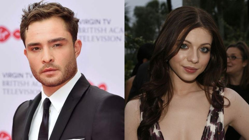 Ed Westwick se despide de Michelle Trachtenberg.
