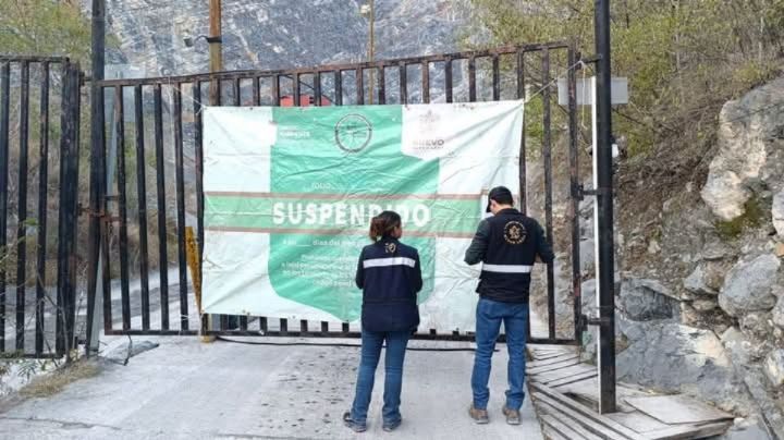 Suspenden 3 pedreras por emisiones contaminantes en NL