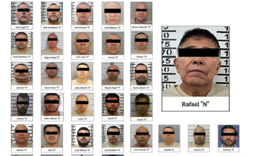 Los extraditados entre los que se encuentran Rafael Caro Quintero, Angel Treviño Morales, alias el 'Z-40', y Óscar Omar Treviño Morales, alias el 'Z-42'.