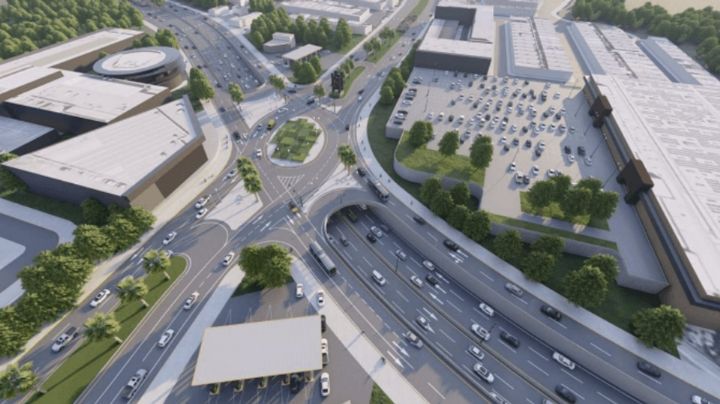 Adrián de la Garza inaugura el paso a desnivel en Paseo de los Leones y Puerta de Hierro
