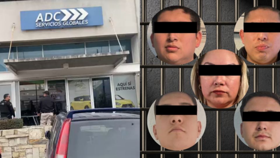 Agentes ministeriales y elementos de Servicios Periciales aplicaron la inspección simultáneamente durante la tarde y noche de este viernes en las instalaciones de la empresa “ADC Servicios Globales”.