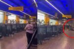Persona resulta herida al colapsar la ventana de un gimnasio en Guadalupe
