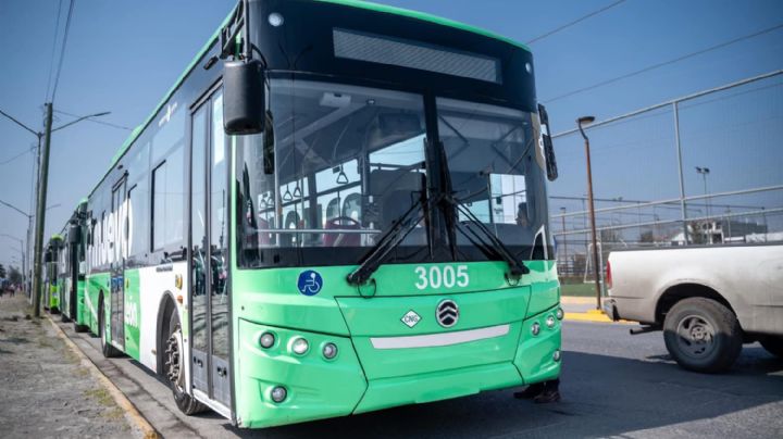 Llegan a Escobedo primeros 30 nuevos camiones intramunicipales