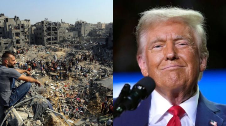 Trump afirma que EU tomará control de Gaza y reubicarán a Palestinos