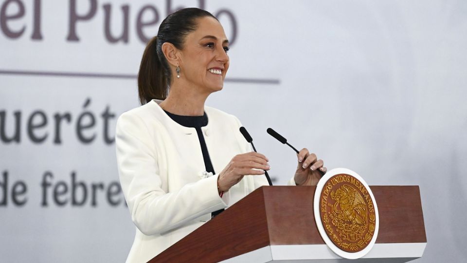 Presidenta Claudia Sheinbaum en conferencia de prensa