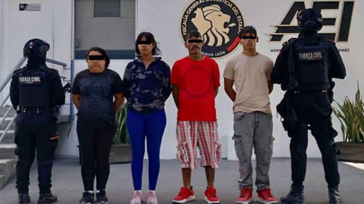 Detienen a 4 por portar 77 dosis de droga en San Ángel Sur, Monterrey