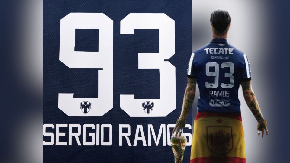 El dorsal de Sergio Ramos con Rayados