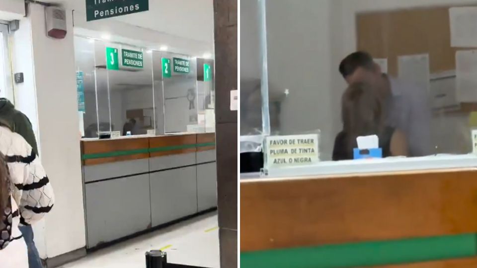 Trabajadores son captados besándose en clínica del IMSS