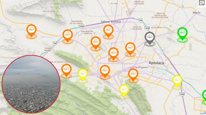 Predomina la mala calidad del aire en Monterrey el fin de semana