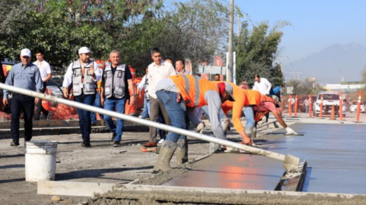 Av. Eloy Cavazos presenta rehabilitación al 90%