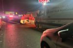 Vuelca vehículo en la carretera a Nuevo Laredo, en Escobedo