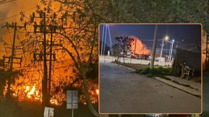 Fuerte incendio consume un domicilio en Juárez, NL