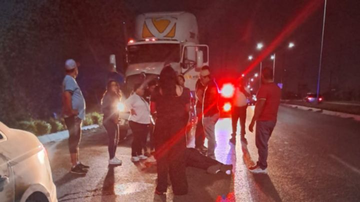 Atropellan a un hombre en la avenida Camino a Santa Rosa, de Apodaca