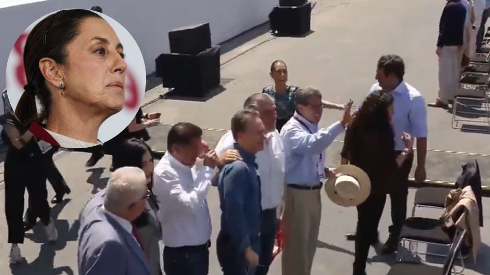 Sheinbaum minimiza episodio con líderes de Morena en el Zócalo