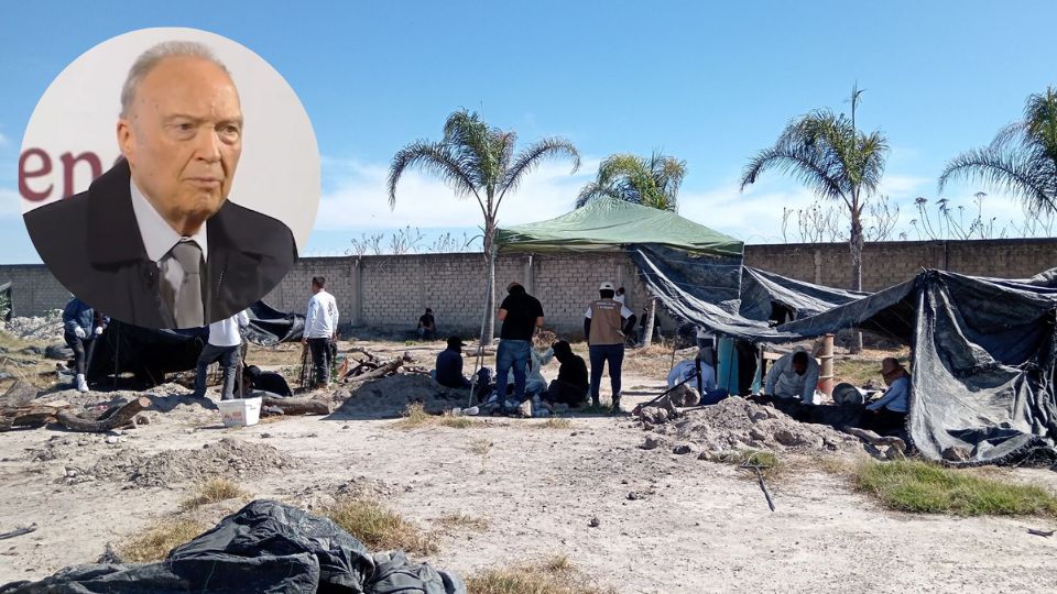 Alejandro Gertz Manero, fiscal general, ve increíble que rancho Izaguirre no haya sido de conocimiento de las autoridades | Facebook / Guerreros Buscadores de Jalisco